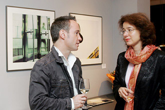 Sabine Felber and Gérard Goodrow talking
